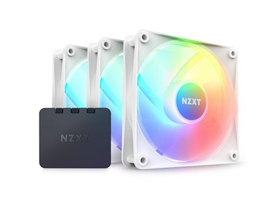 F120 Core RGB Computer Case Fan - Triple White