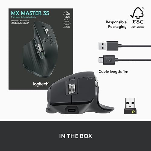 MX MASTER 3S PERFORMANCE WIRELESS MOUSE