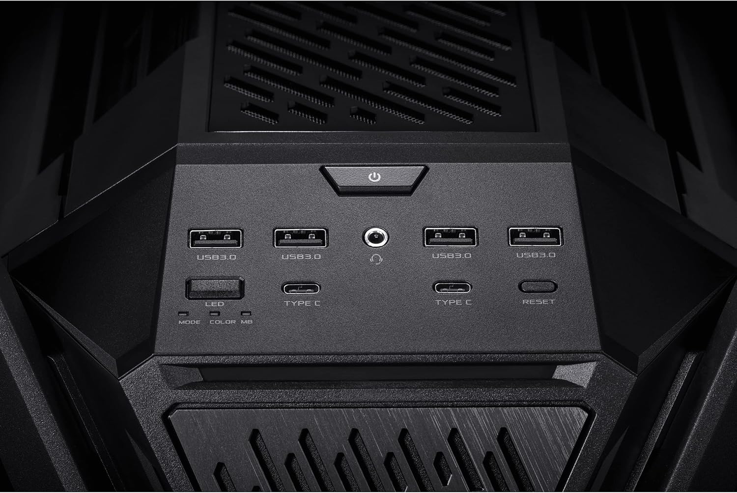ASUS ROG Hyperion GR701 Full-Tower Gaming Case for Upto EATX Motherboards with USB 3.2 Gen 1, USB Type-C Front Panel, Smoked Tempered Glass, Brushed Aluminum & Steel Construction, and Four Case Fans