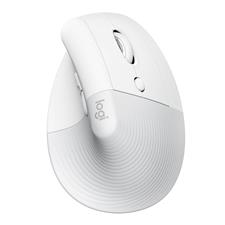 Logitech Lift Vertical Ergonomic Wireless Optical Mouse for Mac - Pale Gray