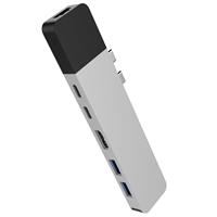 HUB NET 6-in-2 MacBook Pro Silver