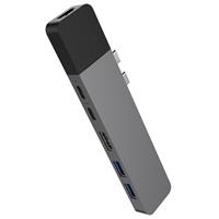 HUB NET 6-in-2 MacBook Pro Gray