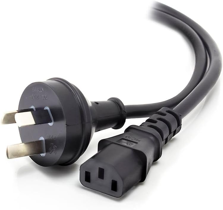 Alogic Australian 3 Pin Wall to IEC C13 Power Cable, 2 Meter