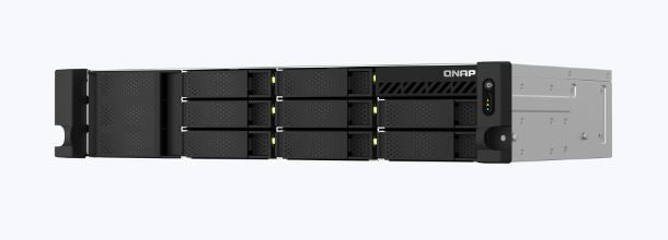 QNAP TS-864eU-RP-4G 8 Bay NAS Intel Celeron N5105/N5095 4-core 4GB DDR4 2xSlot Hot-swappable 2xGbE2.5 WOL 1xPCle3x2 2xUSB3.2 2U RP 3YR WYT