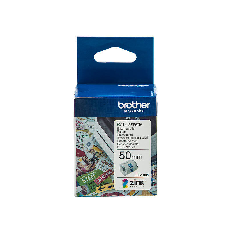Brother CZ1005 Full Colour Zero Ink Label Cassette