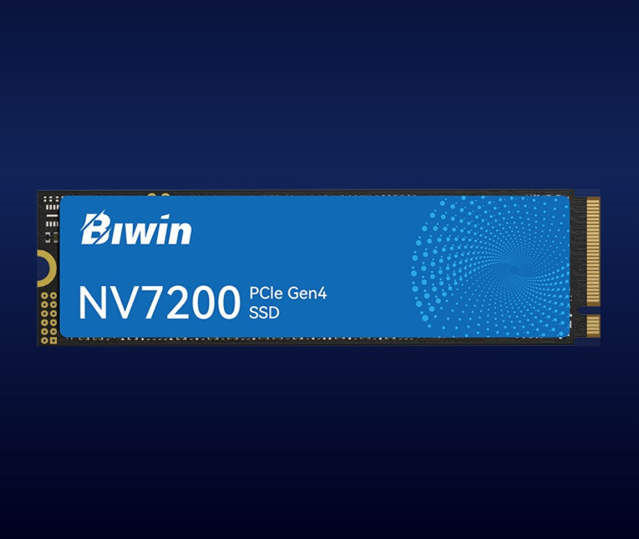 BIWIN NV7200-500G -PCIe4.0 M.2 2280 â€œup to up to 6300MB/s & 3100MB/s  Case pack(Iner/Out) 30/120