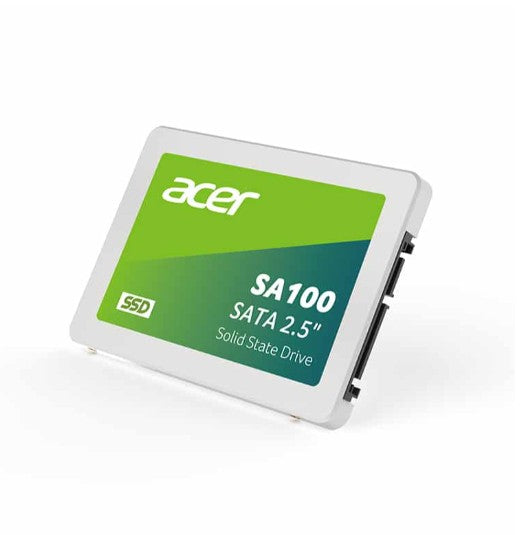 Acer SA100-480GB SSD 2.5 SATA Writing Speed 493 MB/s Reading Speed 560 MB/s BL.9BWWA.103 - 3 Year Warranty
