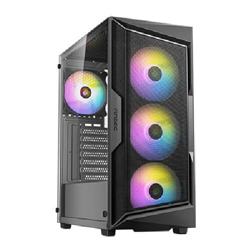 Antec X61 Elite Mid-Tower, ATX/mATX/ITX, 4Ã—ARGB fans, TG panel, GPU 320mm, CPU 160mm, PSU 170mm, 2Ã—3.5', 2Ã—2.5', USB 3.0, mesh front
