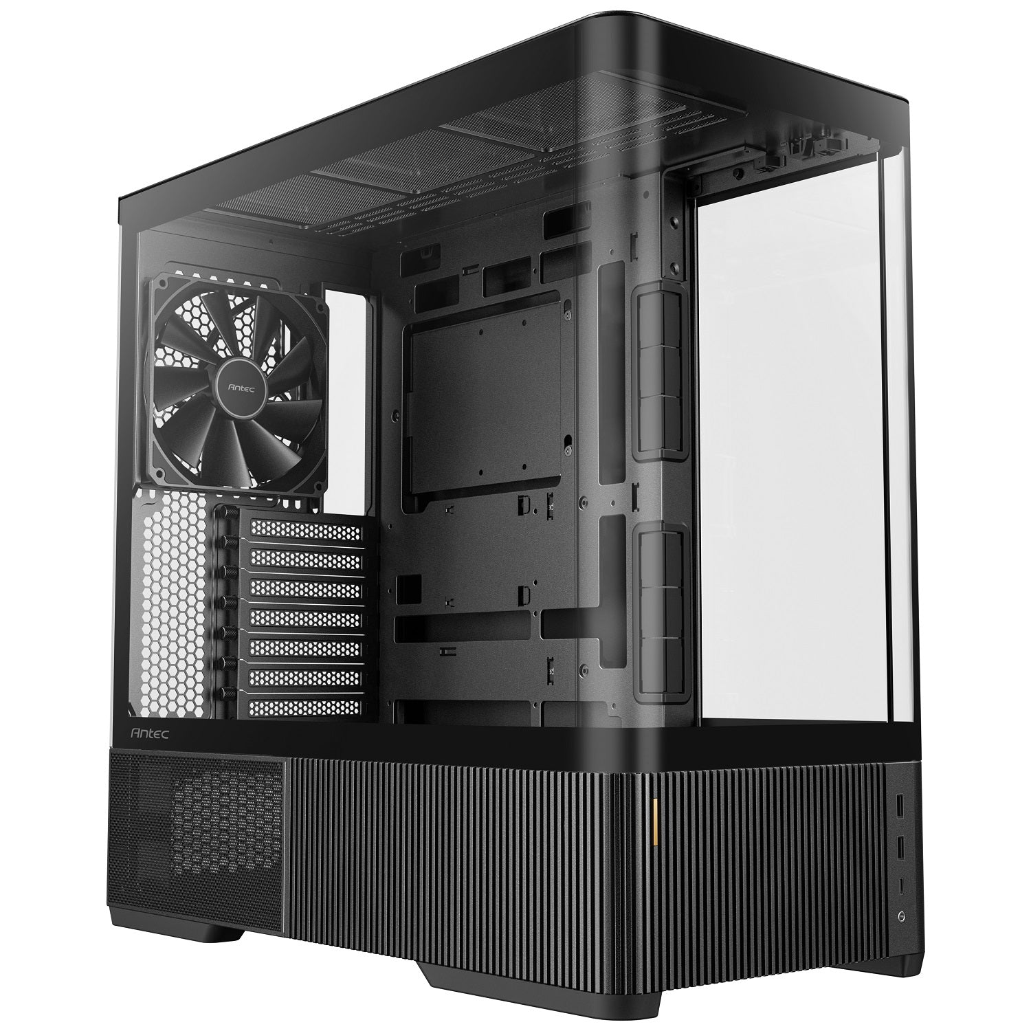 Antec C6 Curve AIR - Black, ATX/mATX/ITX, steel/glass, 7 slots, 450mm GPU, 180mm CPU, 3 PWM fans, USB-C 10Gbps