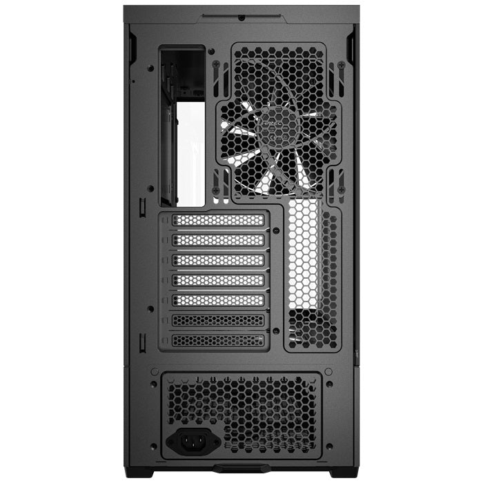 Antec C6 WOOD - Black, Mid Tower, ATX/Micro-ATX/ITX, Tempered Glass, USB-C 10Gbps, 3 PWM Fans, 360mm Radiator, 450mm GPU, 2Yr Wty