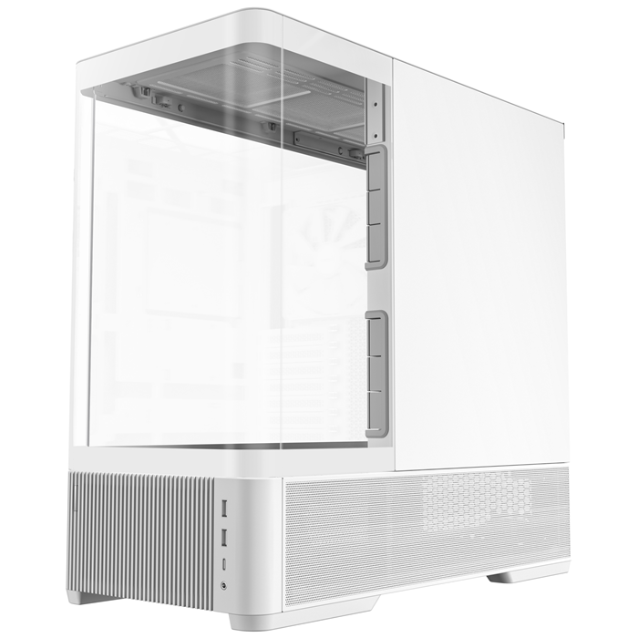 Antec C6 Curve AIR - White, ATX/mATX/ITX, steel/glass, 7 slots, 450mm GPU, 180mm CPU, 3 PWM fans, USB-C 10Gbps - C6 Curve AIR White