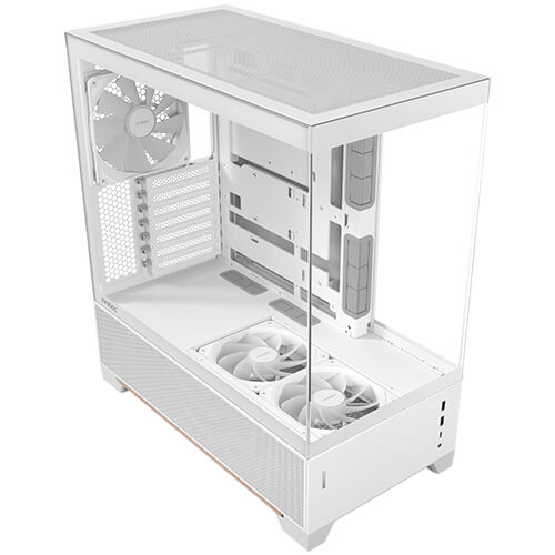 Antec C6 WOOD - White, Mid Tower, ATX/Micro-ATX/ITX, Tempered Glass, USB-C 10Gbps, 3 PWM Fans, 360mm Radiator, 450mm GPU, 2Yr Wty - C6 WOOD WHITE