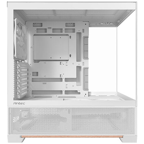 Antec C6 WOOD - White, Mid Tower, ATX/Micro-ATX/ITX, Tempered Glass, USB-C 10Gbps, 3 PWM Fans, 360mm Radiator, 450mm GPU, 2Yr Wty - C6 WOOD WHITE