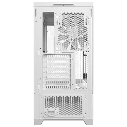 Antec C6 WOOD - White, Mid Tower, ATX/Micro-ATX/ITX, Tempered Glass, USB-C 10Gbps, 3 PWM Fans, 360mm Radiator, 450mm GPU, 2Yr Wty - C6 WOOD WHITE
