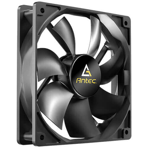 Antec N12 120mm DC Case Fan 3 Pack with Hydraulic Bearing, 1200RPM, 42.58CFM, 3-Pin - 1 Year Warranty
