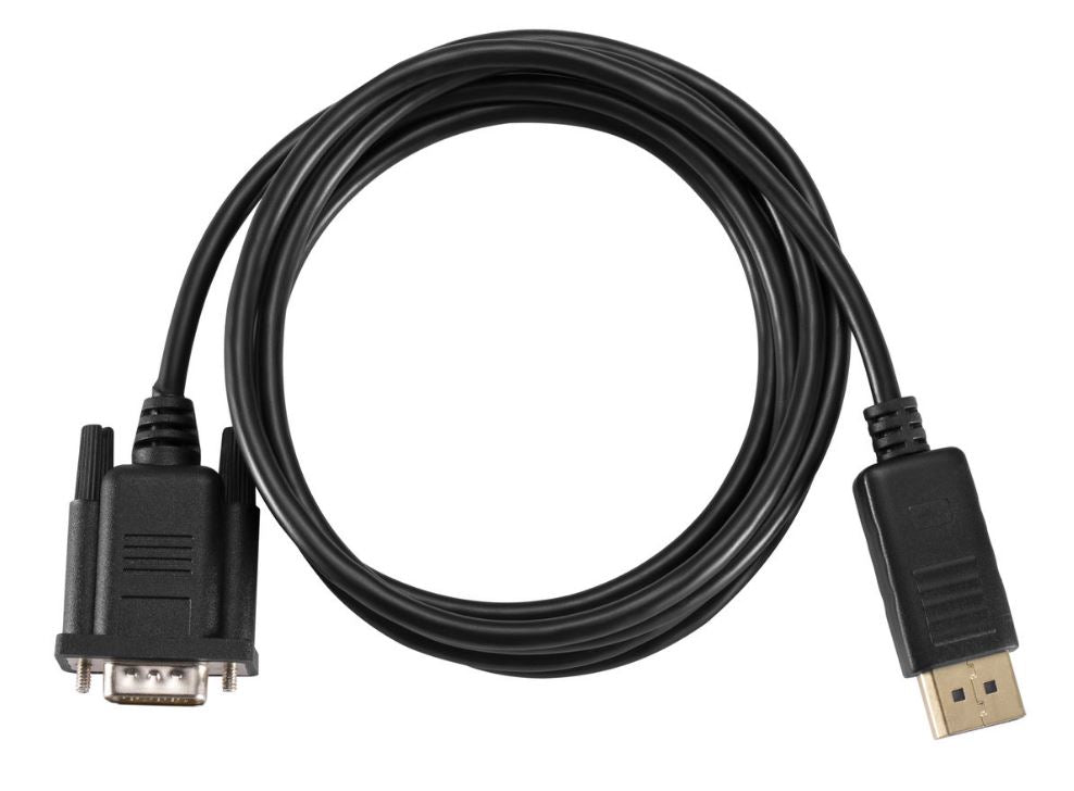 8Ware 1.8m DisplayPort to DVI Cable – Male to Male, High-Speed, 1080p Full HD, Black