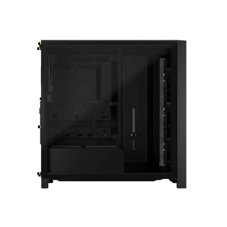 Corsair FRAME 4000D WOOD RS Modular Mid-Tower PC Case - White/Walnut, E-ATX ATX mATX ITX, TG wood, 430mm GPU, 170mm CPU, 360mm rad, USB-C, vert GPU