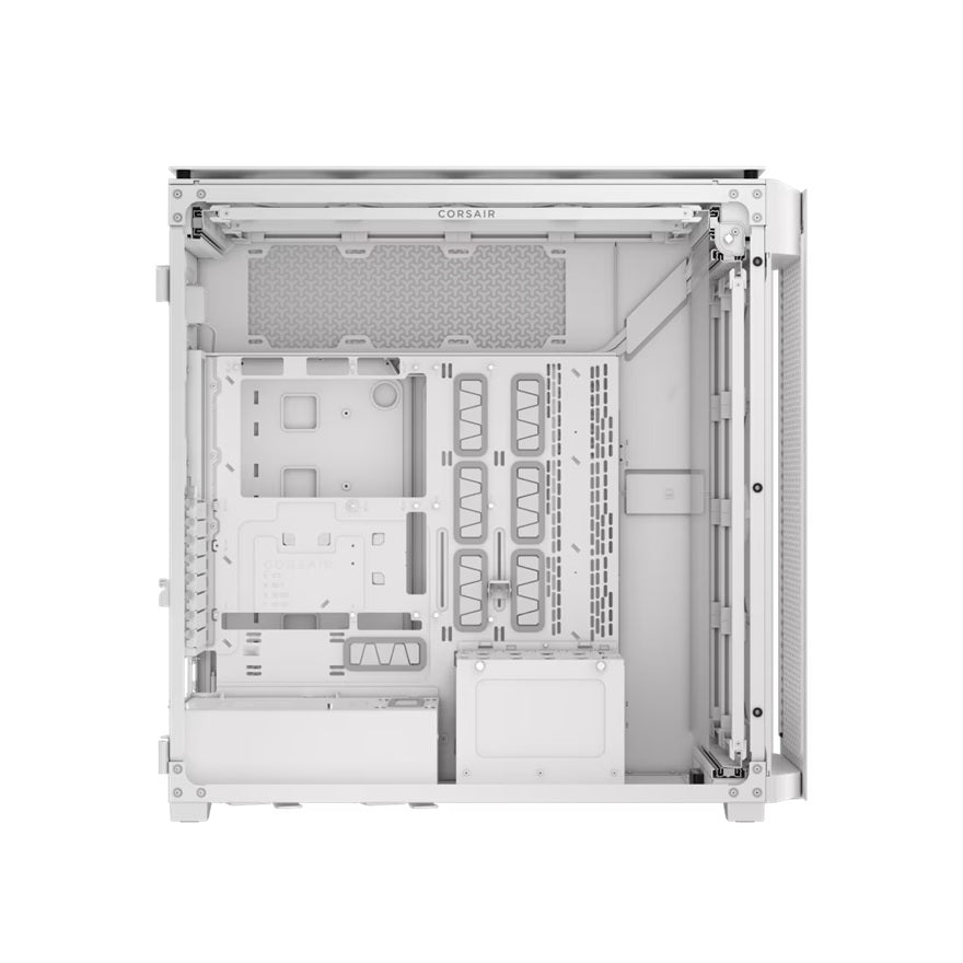 Corsair Corsiar 9000D RGB AIRFLOW Super Full-Tower PC Case - WHITE, RGB, Tempered Glass, 580mm GPU, 180mm CPU, up to 480mm radiator, ATX, USB-C, 2yr wty
