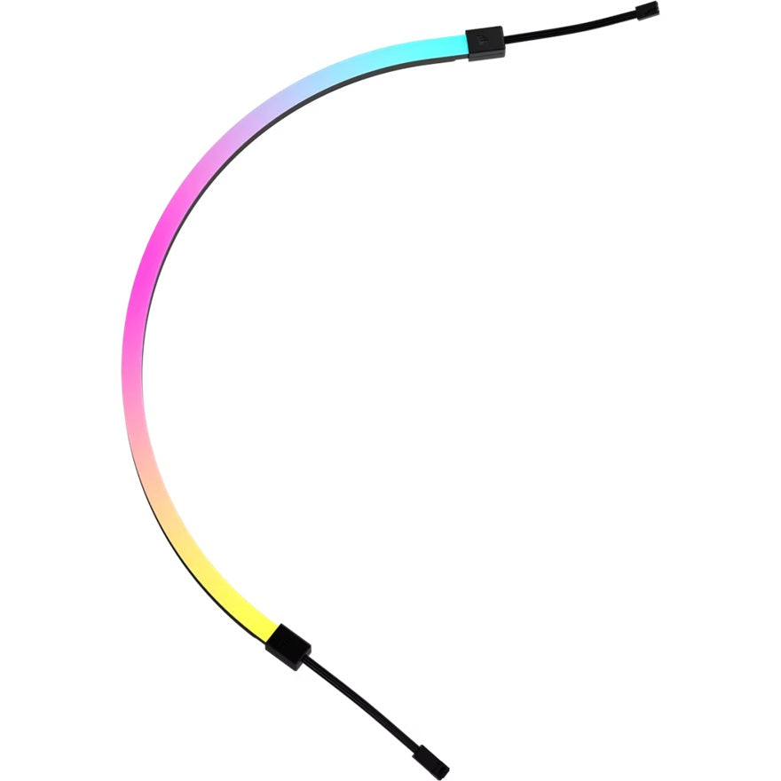 Corsair LS350 Aurora RGB Light Strips - 350mm â€“ 350Ã—10Ã—10mm, black, magnetic mount, addressable LEDs, iCUE compatible, flexible