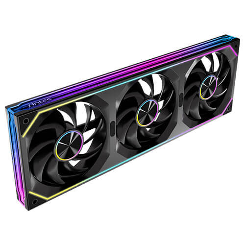 Antec IM 360 ARGB Black, 360mm Triple PWM Fan Kit, ARGB, 800-1800RPM, 134.43CFM, 1.48mmAq Air Pressure, Hydraulic Bearing, 2Y Warranty