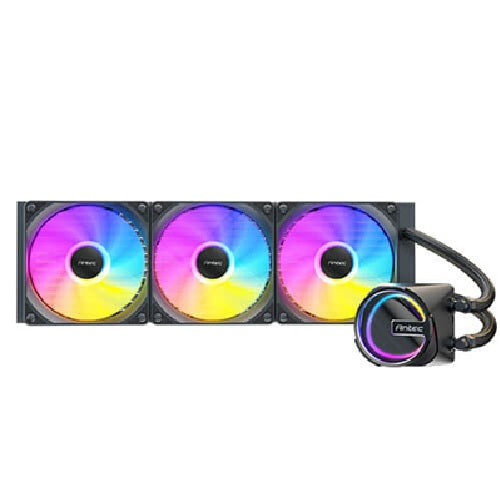Antec Skeleton 360 ARGB 360mm AIO Liquid CPU Cooler with PWM ARGB Fans, Intel & AMD Support - 3 Year Warranty