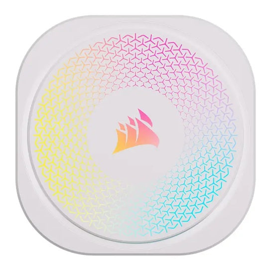 CORSAIR iCUE LINK TITAN II 360 RX RGB - White, 360mm AIO, FlowDrive Gen 2, RX II Fan, RGB, Copper Coldplate, AM5/AM4, LGA1851/1700