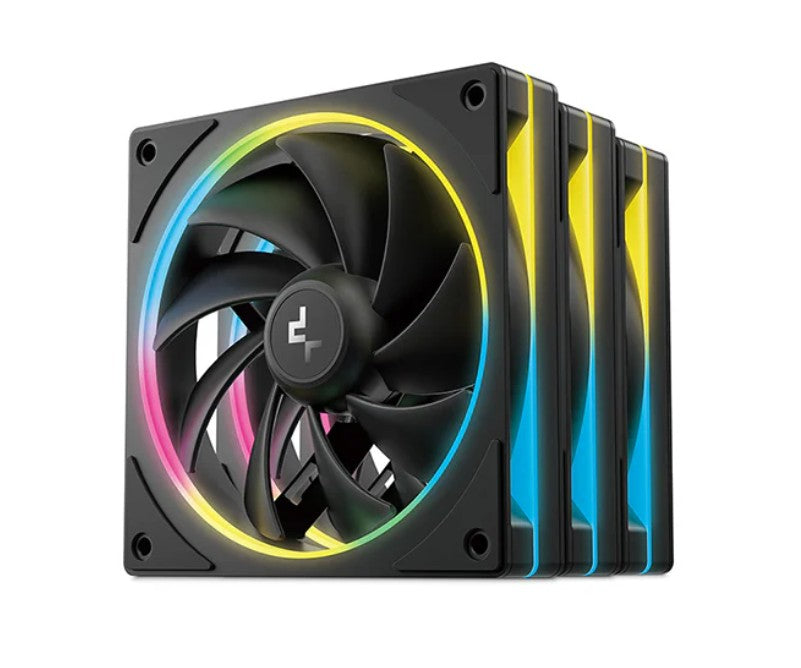 DeepCool FL12 SE ARGB 120mm Performance Fans – 3 Pack, Hydro Bearing, 120×120×25mm