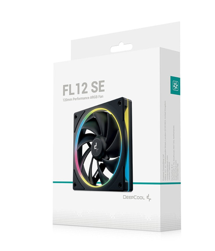 DeepCool FL12 SE 120mm Performance ARGB Fans, Hydro Bearing 120Ã—120Ã—25 mm(LÃ—WÃ—H)