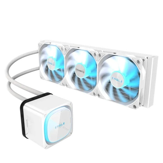 Gigabyte EAGLE 360 ICE 360mm ARGB AIO Liquid CPU Cooler â€“ White
