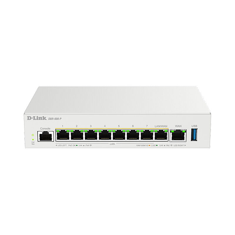 D-Link VPN Router, Multi-WAN PoE, DBR-600-P