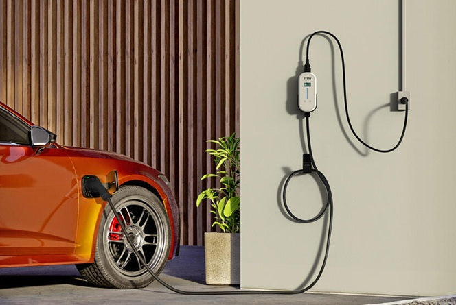 MSI EZgo Portable EV Charger 2.3/3.4kW – 10A & 15A Home Kit, 5m Type 2 Cable, Bluetooth, Grey