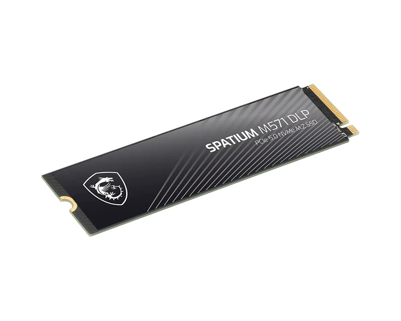 MSI SPATIUM M571 DLP PCIe 5.0 NVMe M.2 4TB SSD - 4TB, PCIe 5.0, NVMe M.2, 5-Year Warranty