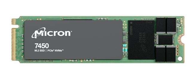 Crucial 7450 Pro 480GB Gen4 NVMe Enterprise SSD 2280 M.2 5000/700 MB/s R/W 280K/40K IOPS 800TBW 1DWPD 2M hrs MTTF Server Data Centre 5yrs