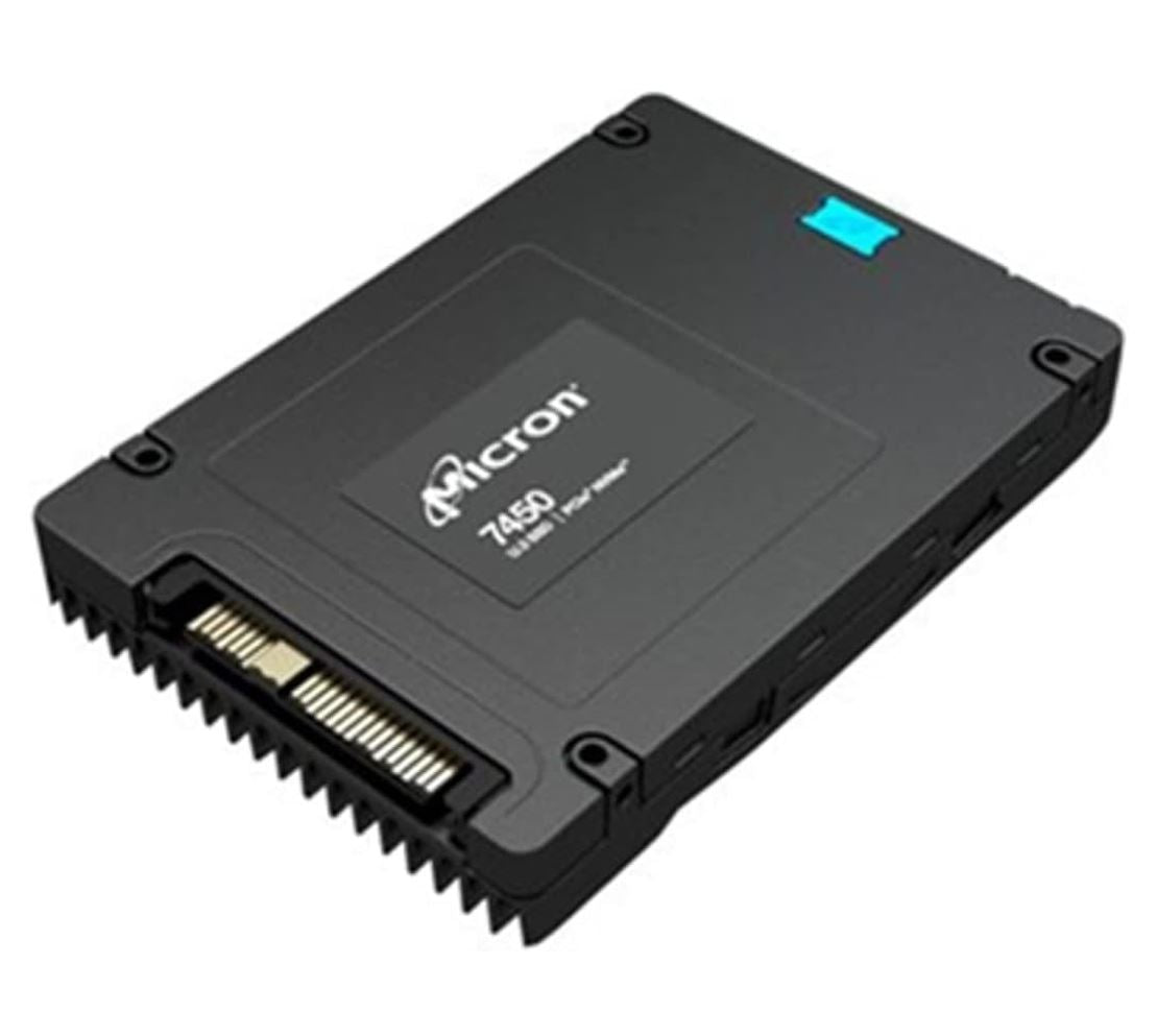Crucial 7450 Pro 7.68TB Gen4 NVMe Enterprise SSD U.3 6800/5600 MB/s R/W 1000K/180K IOPS 25700TBW 1DWPD 2M hrs MTBF Server Data Centre 5yrs