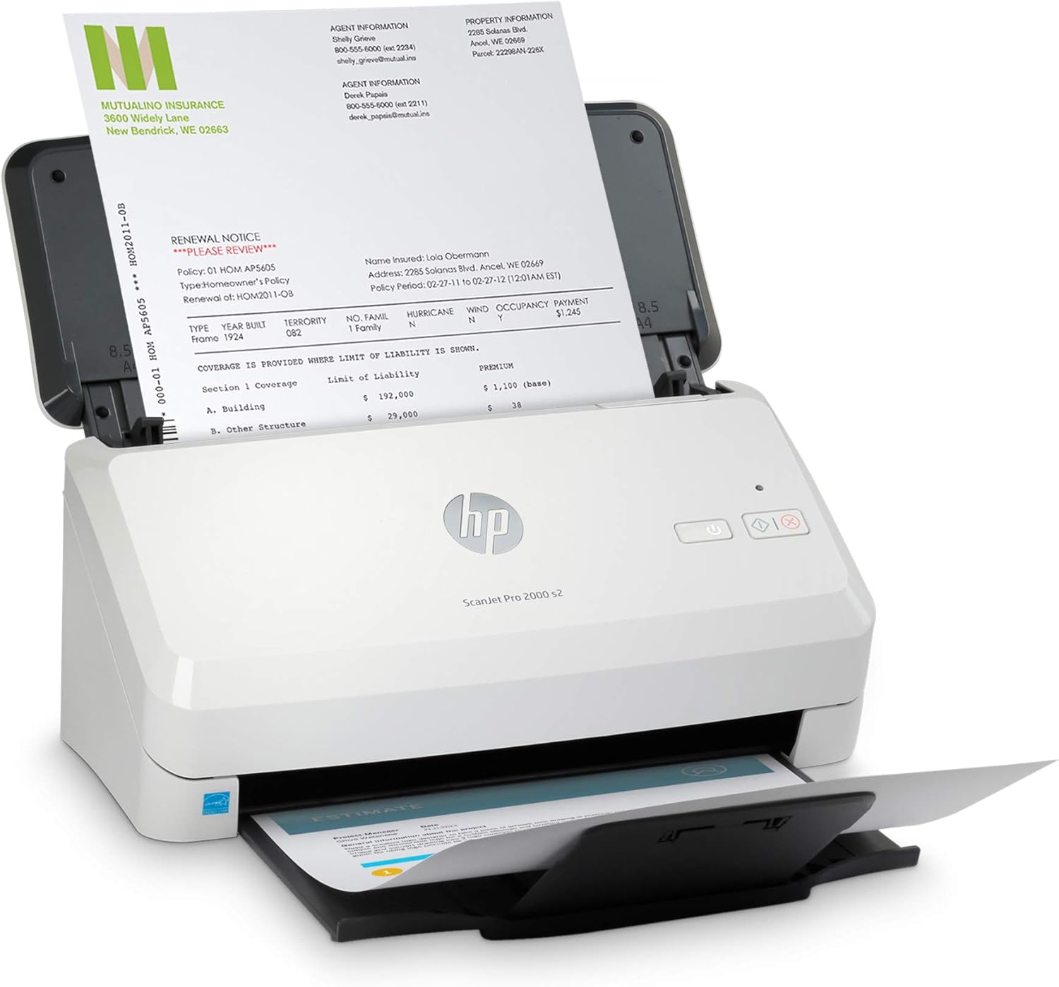 HP Scanjet Pro 2000 s2 Sheet-Feed Scanner (6FW06A)