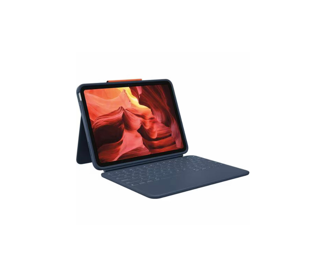 Logitech Rugged Combo 4 Rugged Keyboard/Cover Case Apple, Logitech iPad (10th Generation) Tablet