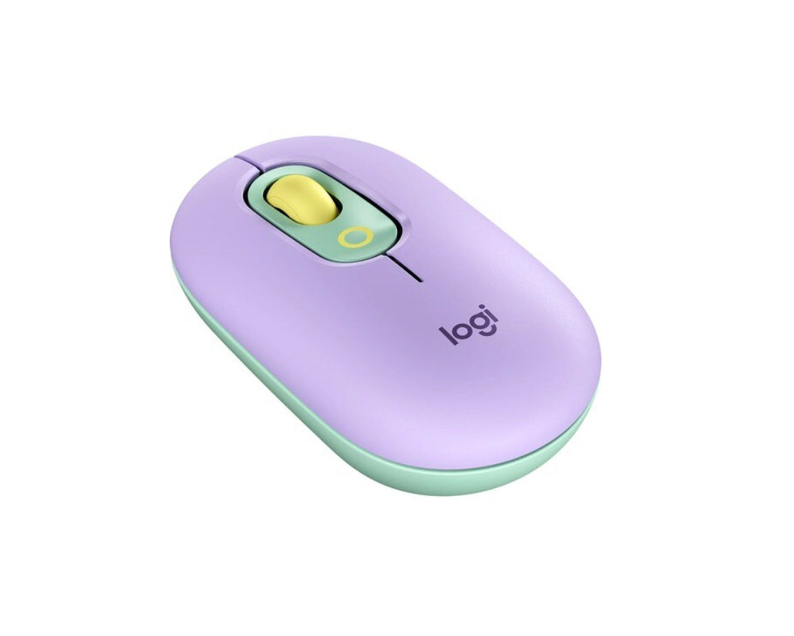 Logitech POP Mouse Mouse - Bluetooth - USB - Optical