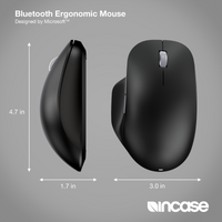 Microsoft Bluetooth Ergonomic Mouse Black Wireless Bluetooth Mouse 222-00012
