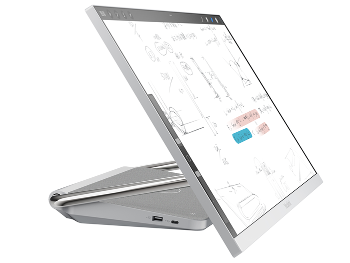 Yealink A24 Deskvision Microsoft Teams Display for Personal Collaboration 24'Touch Screen 4K Camera