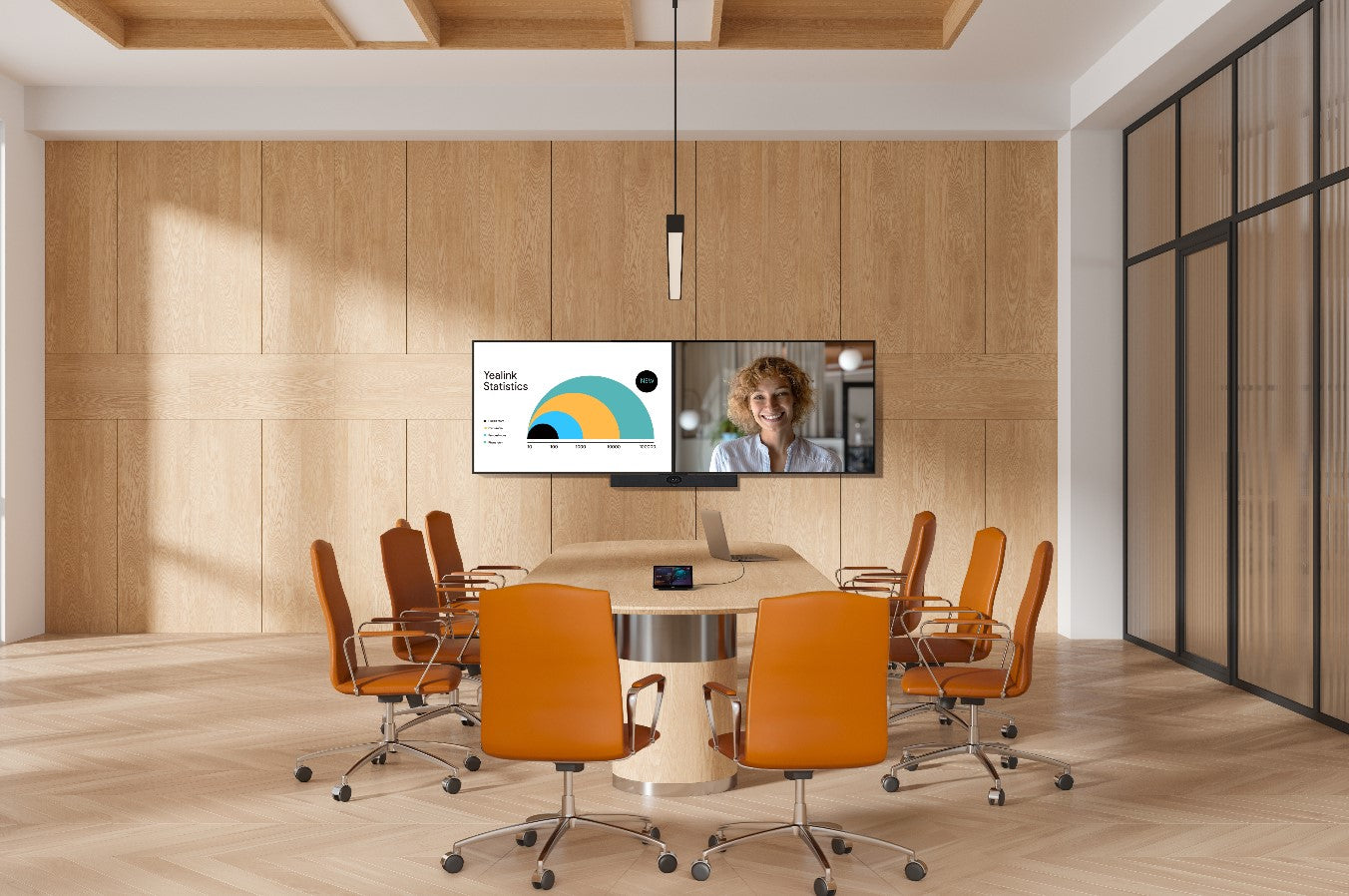 Yealink A40-031 MeetingBar A40 Microsoft Teams and Zoom Rooms on Android Small to Medium Room CTP25