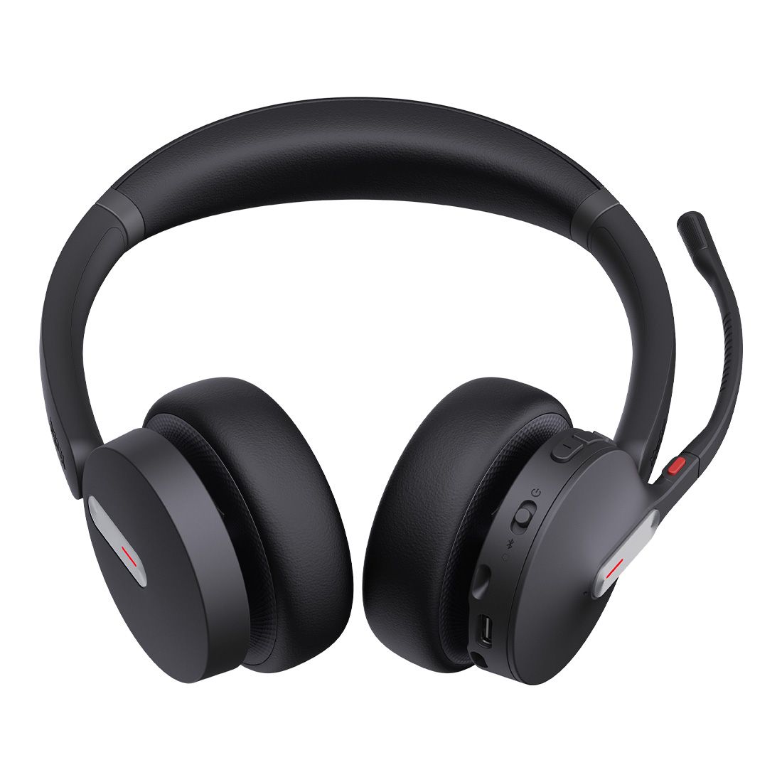 Yealink BH70 Bluetooth Wireless Stereo Headset for Microsoft Teams USB-C USB-A 3-Mic Noise Cancellation Bluetooth 5.0 35-Hour Talk Time