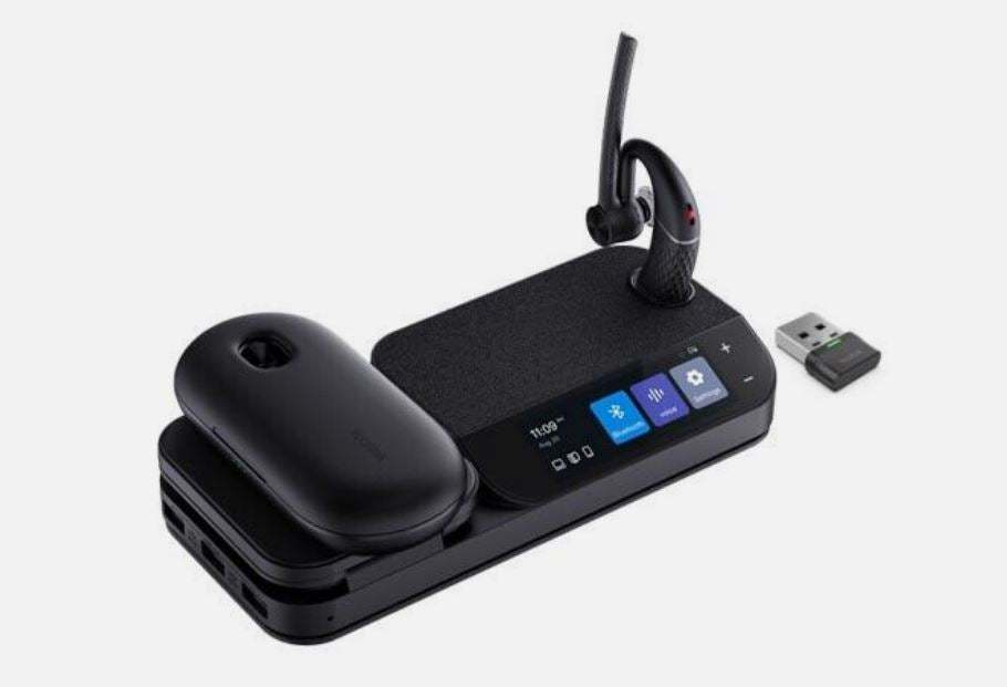 Yealink BH71 Workstation Bluetooth Wireless Mono Headset Mobile/Pc/Deskphone Office Worker 4-Mic