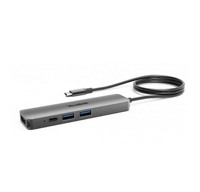 Yealink BYOD-BOX Cable Hub with 1.5m USB-C Cable (USB-C to USB-a Adapter Included) Easy