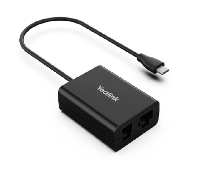 Yealink EHS40 Wireless Headset Adapter Suits Plantronics/Jabra/Sennheiser Headsets Suits T43U T46U