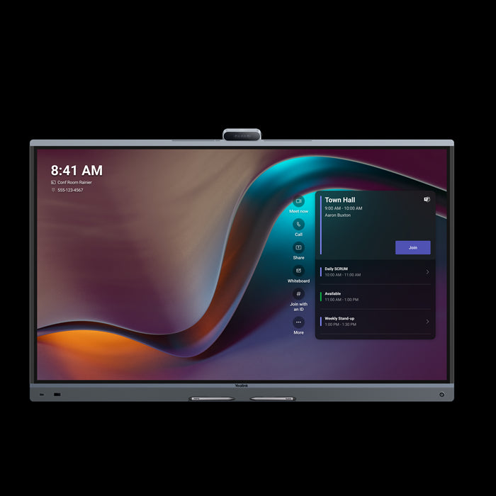 Yealink MB86Pro-A02 86'' MeetingBoard Microsoft Teams on Android, Triple-eye Camera System (3*50MP), Floorstand & Wallmount not included, Android