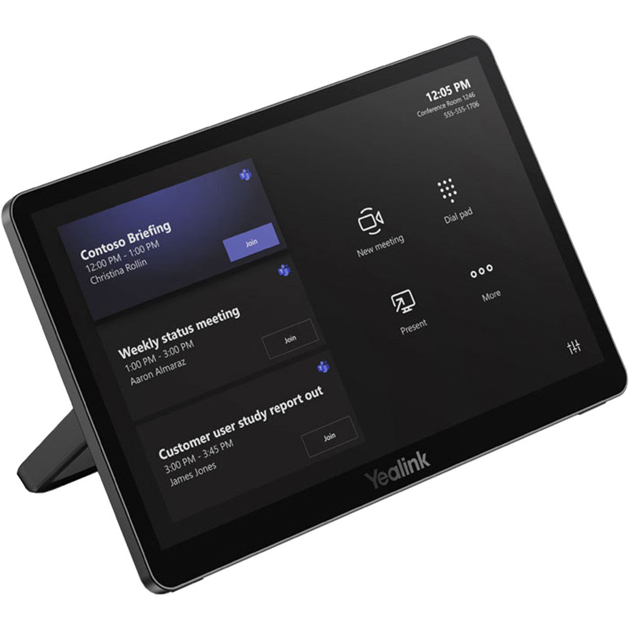 Yealink MCoreKit-C5-MS Pro Mtouch-E2 for Microsoft Teams Rooms MCore Pro Mini Pc 8-inch Ips