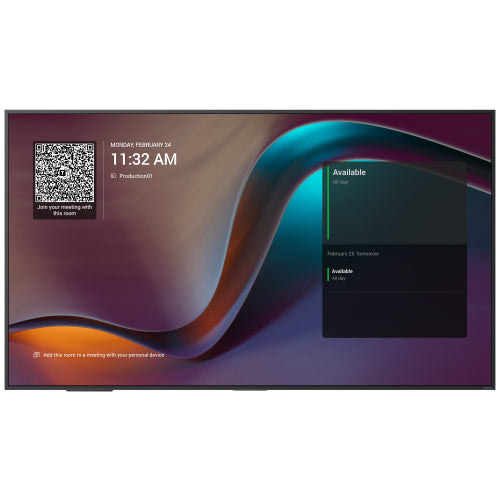 Yealink MeetingDisplay 86' 4K UHD, IPS Panel, Anti-Glare, Dual 12W Speakers, Wi-Fi 6, Bluetooth 5.1, HDMI x3