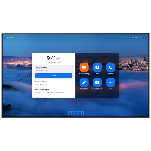 Yealink MeetingDisplay 86' 4K UHD, IPS Panel, Anti-Glare, Dual 12W Speakers, Wi-Fi 6, Bluetooth 5.1, HDMI x3