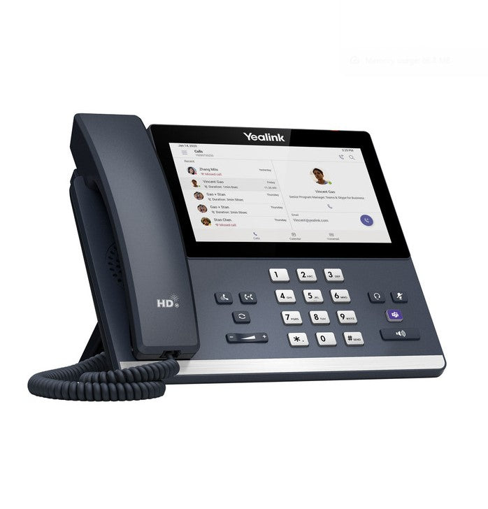 Yealink TEAMS-MP56-E2 E2 Teams IP Phone Android 13 Mid-level Teams and Skype Compatible 7-inch