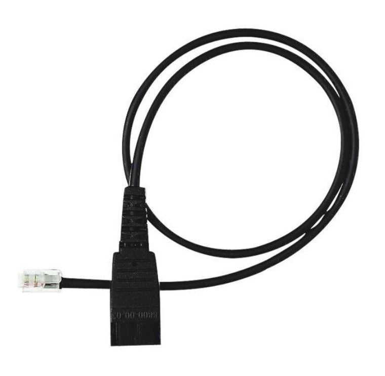 Yealink QD-RJ9-Cord-3PTY Qd to Rj Cord for YHS36/YHS34/YHS34 Lite Compatible with Cisco 79xx IP